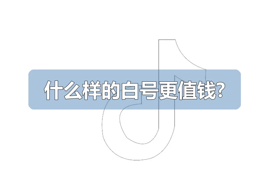 什么样的白号更值钱?